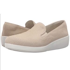 FITFLOP F POP Skate Suede Slip On Shoes 8.5